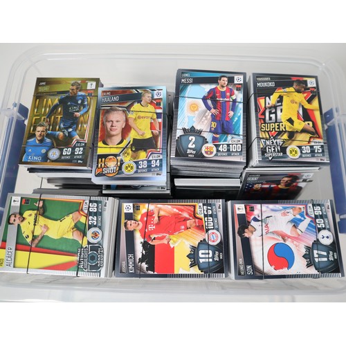 146 - Topps Match Attax 101 2020-2021 Football Cards includes LE8G Limited Edition Vardy & Purple Parallel... 