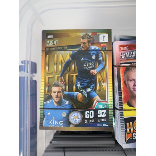 146 - Topps Match Attax 101 2020-2021 Football Cards includes LE8G Limited Edition Vardy & Purple Parallel... 