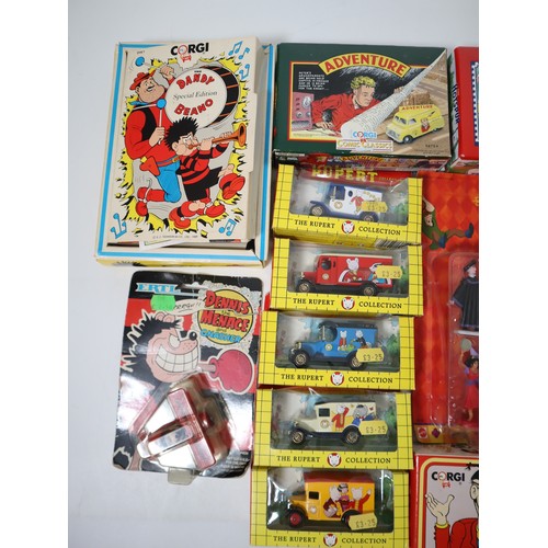 171 - Collection of die-cast models Beano / Desperate Dan, Rupert the Bear, The Bash Street Kids, Adventur... 