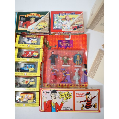 171 - Collection of die-cast models Beano / Desperate Dan, Rupert the Bear, The Bash Street Kids, Adventur... 