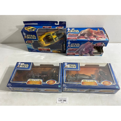 176 - Star Wars Attack of the Clones Anakin Skywalker's Speeder with Blast-off Panels, Anakin Skywalker's ... 