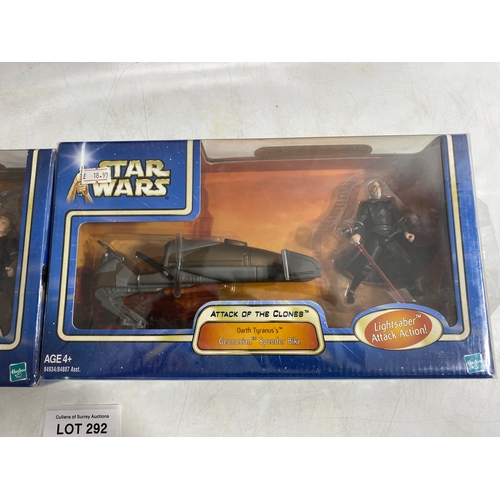 176 - Star Wars Attack of the Clones Anakin Skywalker's Speeder with Blast-off Panels, Anakin Skywalker's ... 