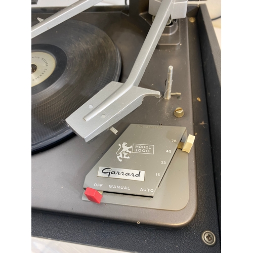 185 - Vintage Garrard model 1000 and PYE turntables