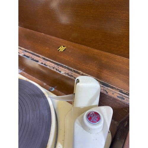 185 - Vintage Garrard model 1000 and PYE turntables