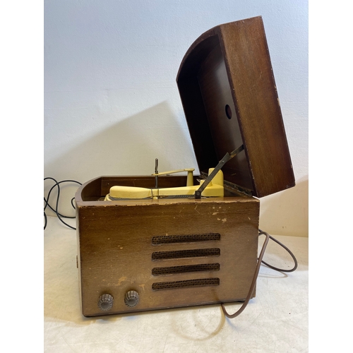 185 - Vintage Garrard model 1000 and PYE turntables