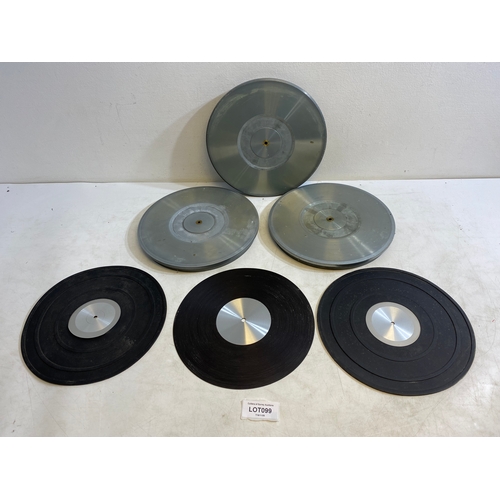 186 - 3 x Lenco Turntable platters