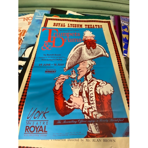 31G - A Large Collection of theatrical posters including Oliver, Babes in the wood, Maps, Sleeping Beauty,... 