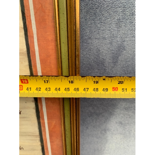 692 - A Collection of 20th century Asian themed Framed artworks on Fabric