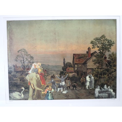 30A - Peter Blake (British, b. 1932)
Village Fête
Screenprint in colours, signed and numbered 34/100 in pe... 