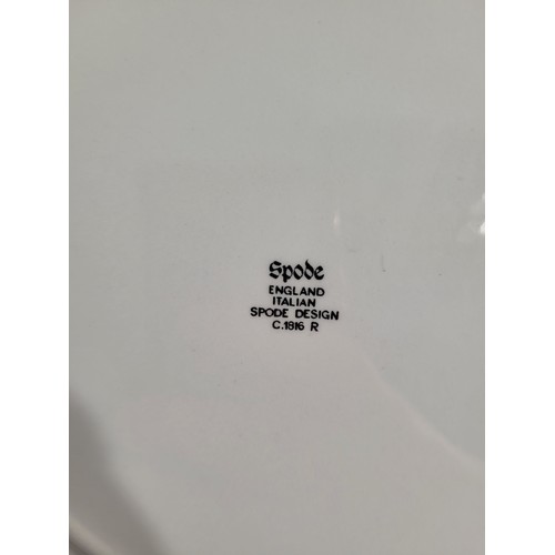 98 - Spode Water Jug, Oil/Vinegar jug, Bowl, Biscuit Jar plus plates Italian Spode Design c1816 Blue & Wh... 