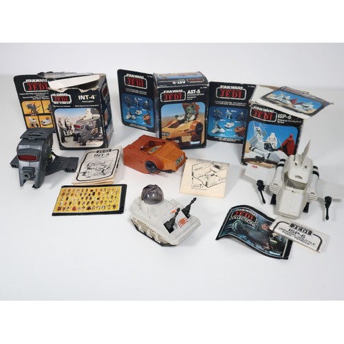 Kenner Star Wars Boxed & Loose Mini-Rigs includes MLC-3, INT-4, AST-5, ISP-6