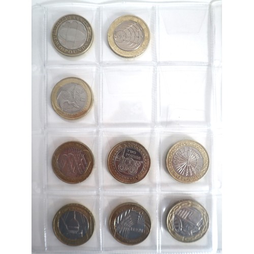 20 - A collection of 31 circulated £2 coins all different designs + uncirculated 1986 Commonwealth Games ... 
