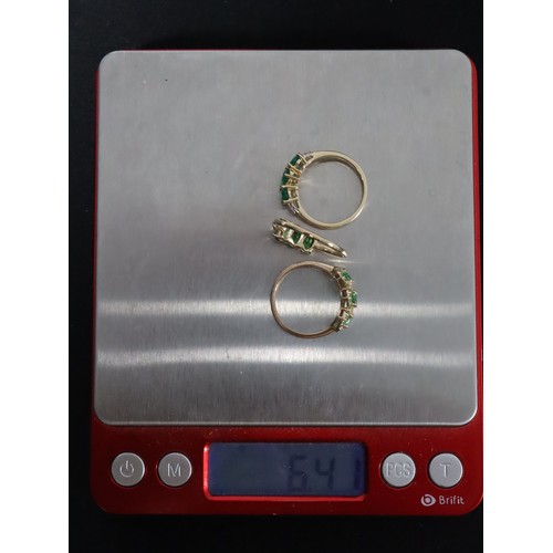 29 - 1.30ct Tsavorite Garnet 9K Gold Ring Size N to O, Tsavorite Garnet & Diamond 9K Gold Ring Atgw 1.45c... 