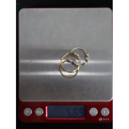 33 - 1/2ct Diamond 9K Gold Heart Ring Size N to O, 1/2 ct GH Diamond 9K Gold Ring Size N to O, 1/2ct Diam... 