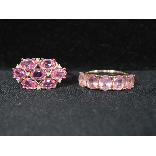 41 - 1.78ct Mozambique Pink Spinel 9K Gold Ring, Sakaraha Pink Sapphire & Diamond 9K Rose Gold Ring Atgw ... 