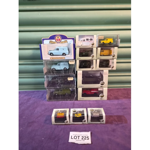 Collection of Boxed Oxford Diecast Post Office Telephones & Service Vehicles Comprising Leyland Car Transporter, Land Rover, Commer, & TV Licensing Vans (76LTR002, 76LAN2006, 76PB007, 76MJ005, & 76LAN188006)