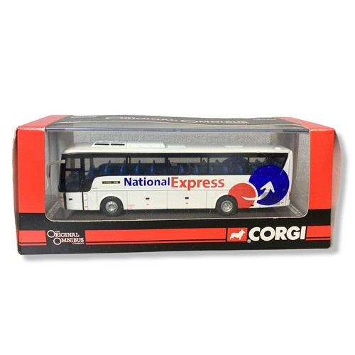 64 - Three Corgi Ltd edition 1:76 boxed model busses.
Including OM45902 (Van Hool TP National express, OM... 