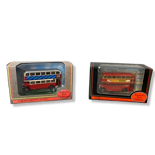 65 - Four Gilbow First editions 1:76 scale Model busses.
Including - Bromley pageant of motoring 1996 Cod... 