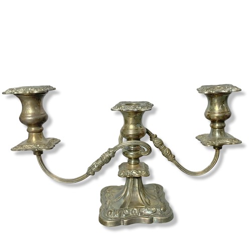 230 - Two vintage Silver plate candlesticks by Grenadier & Viners.
Tall 34cm Tall
& 19cm Tall