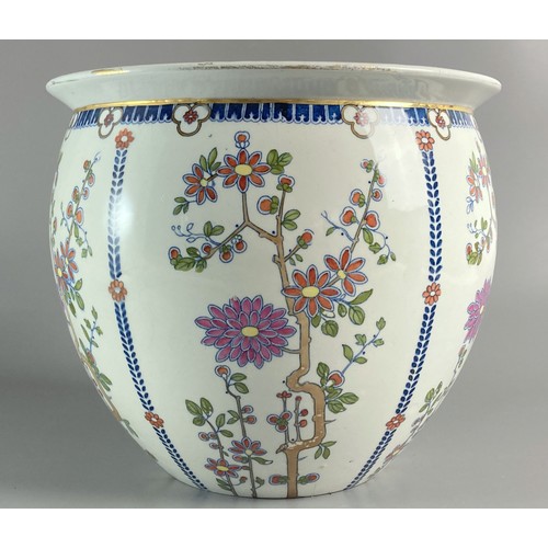 96 - Antique Victorian Jardiniere / plant pot. Aesthetic design. 
20 x 23cm