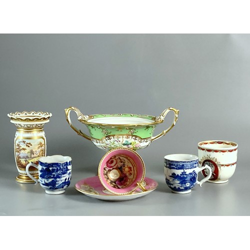 105 - A Collection of 18th / 19th Century porcelain including Vienna. Includes hand painted Vienna portrai... 