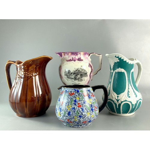 120 - Four Antique & vintage Jugs including Lustre 