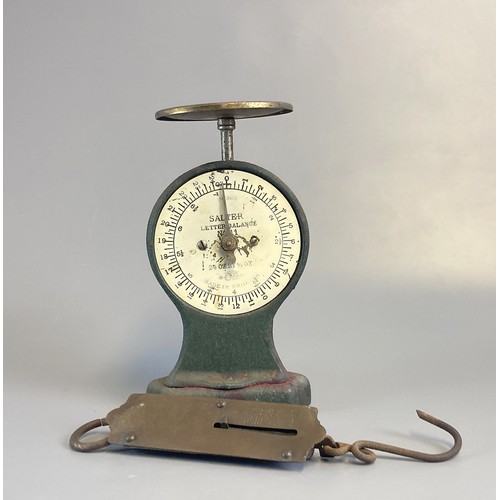 193 - Salter No.11 Letter balance scales & Chatillon's Balance No.2 spring scale.