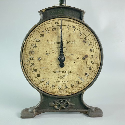 205 - Two large vintage Salter scales. Including No.45 Family scale and no.40 household scale.

30cm Tall