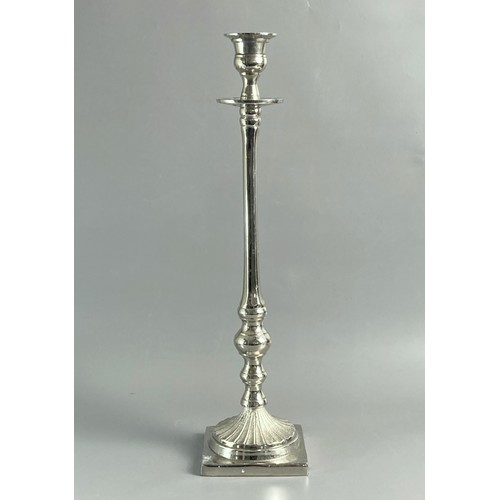 188 - Culinary concepts of London table lamps & candlestick.
Lamps stand 49cm Tall