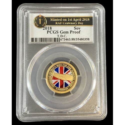 4 - Very rare 22CT Gold Sovereign set 