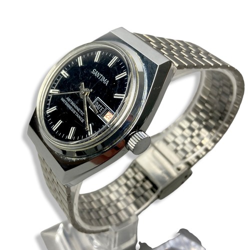 39 - Mechanical Santima antimagnetic Mens wristwatch.