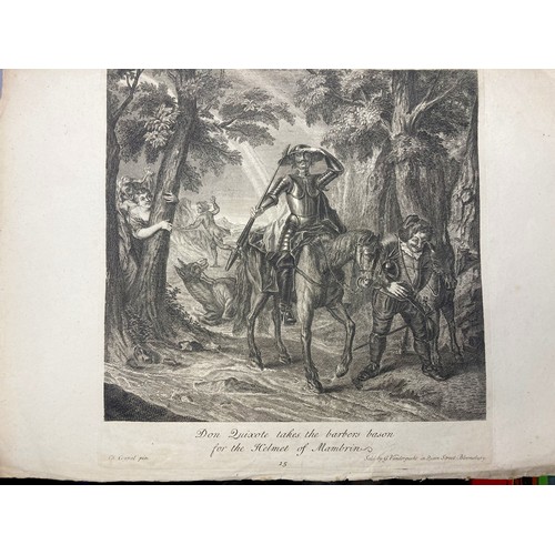 281 - Pair of Circa 1725 Charles Antoine Coypel Engravings Of 