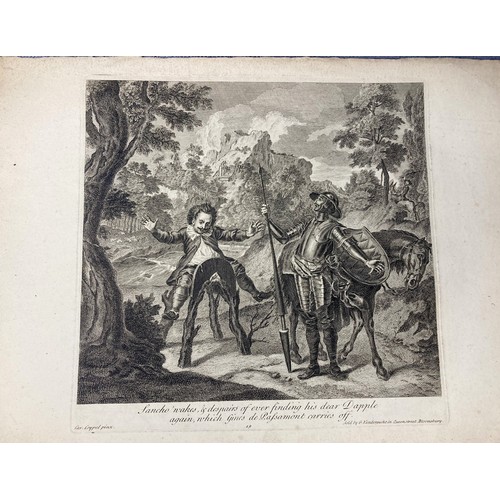 282 - Pair of Circa 1725 Charles Antoine Coypel Engravings Of 