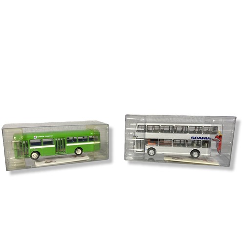 158 - A Collection of five Britbus Diecast model buses 1/76 