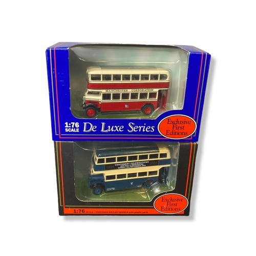 99 - A collection of Six boxed Diecast model buses including Gilbow (Exclusive First Editions) and Creati... 