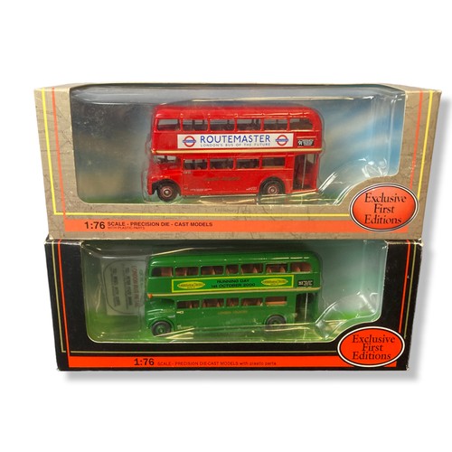 99 - A collection of Six boxed Diecast model buses including Gilbow (Exclusive First Editions) and Creati... 