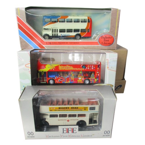 2 - A collection of 6 Diecast model buses. Including Ledo, EFE trackside & Corgi collector club.