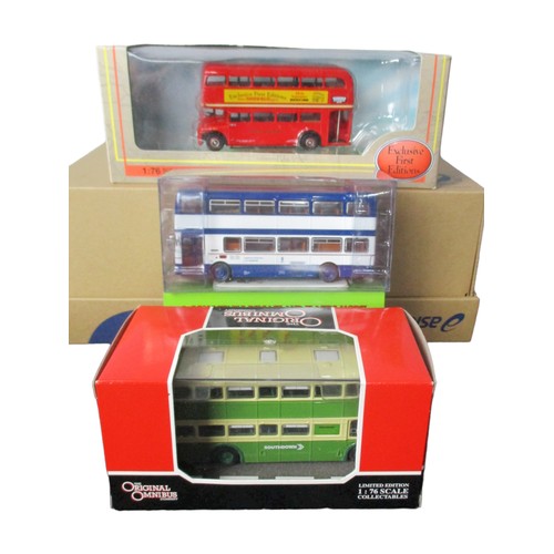 10 - 6 Diecast model buses. Including EFE & Lledo trackside, Corgi collector club.