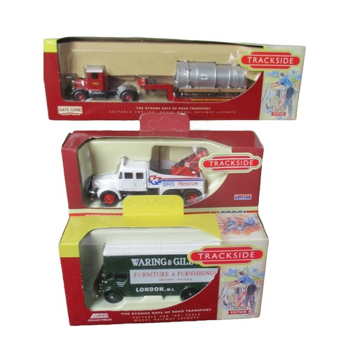 21 - A collection of 6 Diecast model buses. Including EFE & Lledo trackside, Corgi collector club.