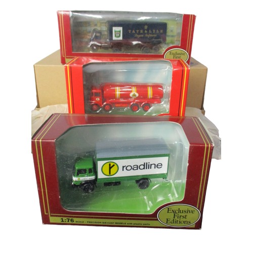 52 - 1:76 scale Boxed model diecast lorries.