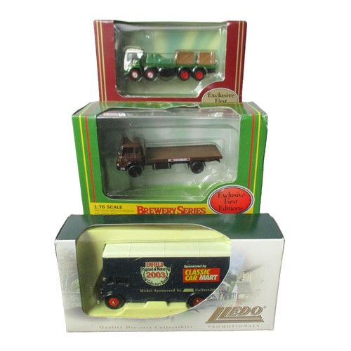 54 - 1:76 scale Boxed model diecast lorries.