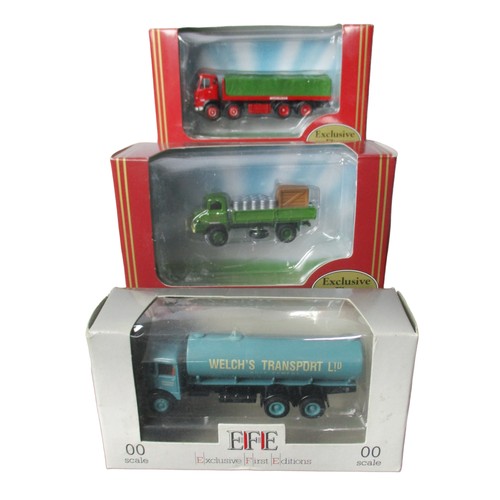 54 - 1:76 scale Boxed model diecast lorries.