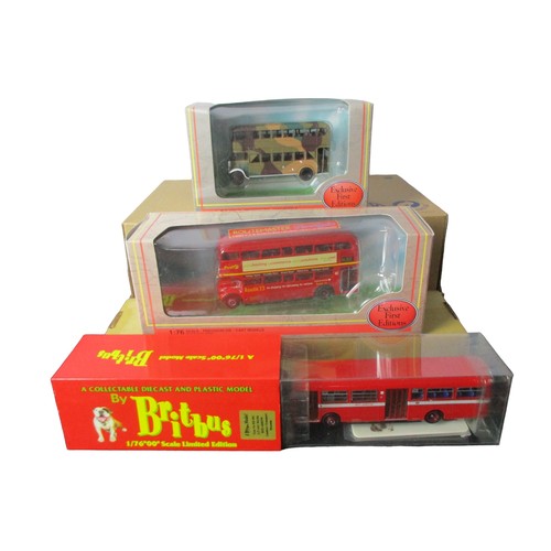 78 - A collection of six boxed Diecast model buses.