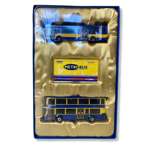 49 - A collection of boxed diecast model buses. 1:76 scale.