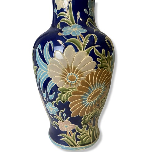 210 - A large Chinese hand painted floral decorated vase.
53cm Tall