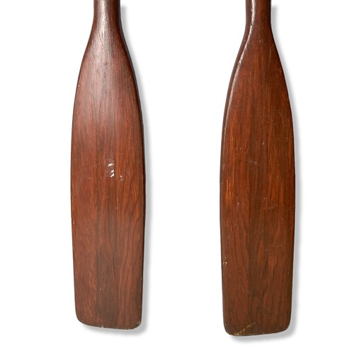 66 - A pair of vintage Wooden rowing Oars.
153cm Long