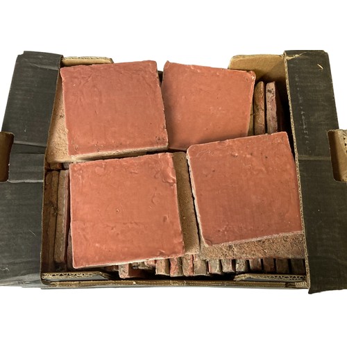 400 - A job lot of 51 reclaimed glazed wall tiles. 
12 x 12 cm