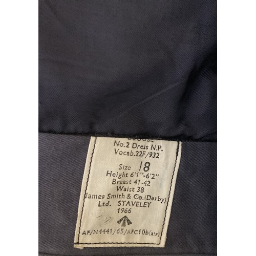 331 - A 1966 RAF No2's Jacket & trousers. 
Jacket size 18