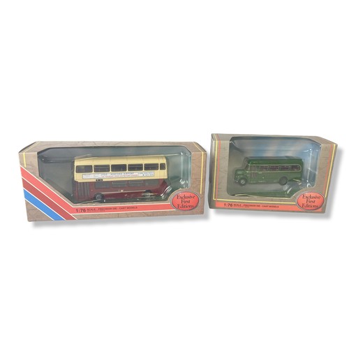 381 - A job lot of 7 boxed Diecast model buses, including Creative Masters, Gilbow, Corgi and Britbus.
1:7... 