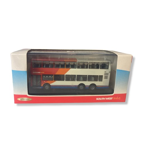 382 - A collection of 5 boxed Diecast model buses including Creative masters, Gilbow, Britbus and Pro Moto... 